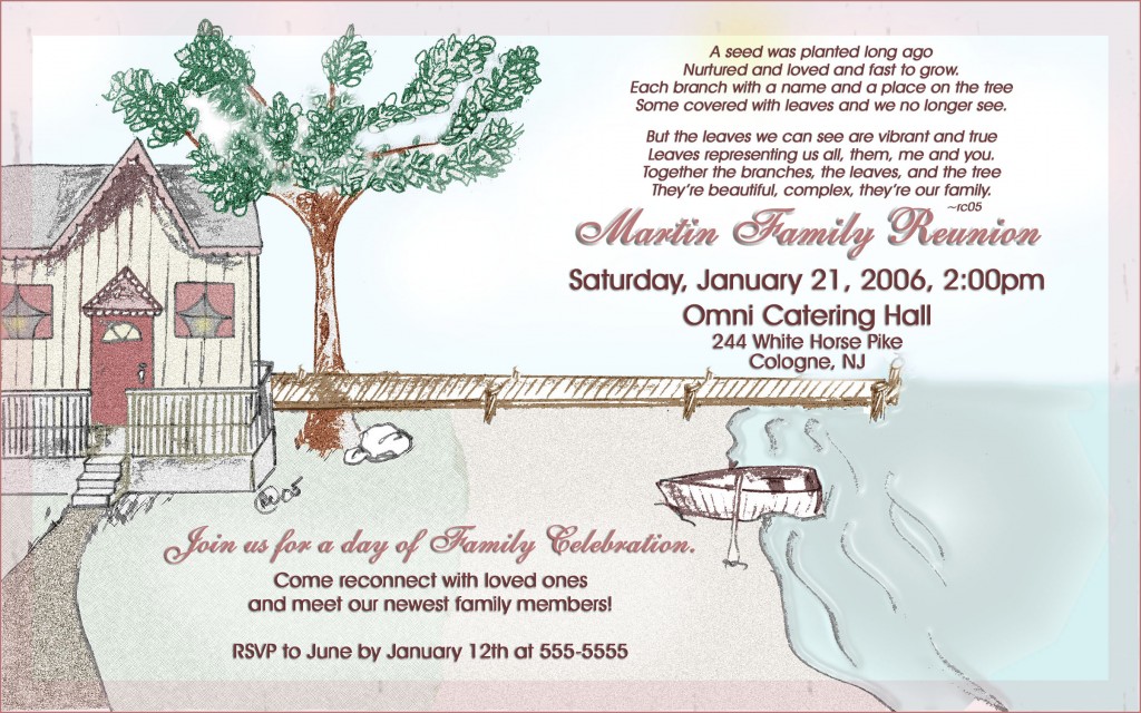 Sample Family Reunion Invitations 7